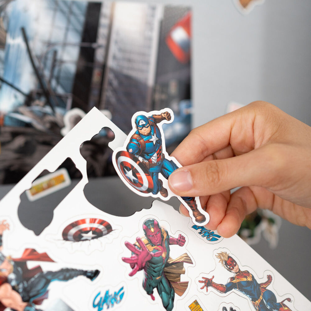 Set de 30 imanes troquelados de Los Vengadores Marvel - 7