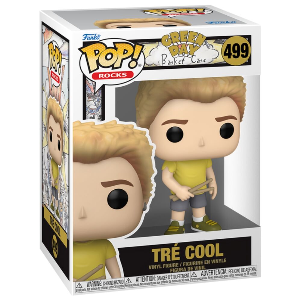Figura Funko POP! de Tre Cool de Green Day con baquetas - 2