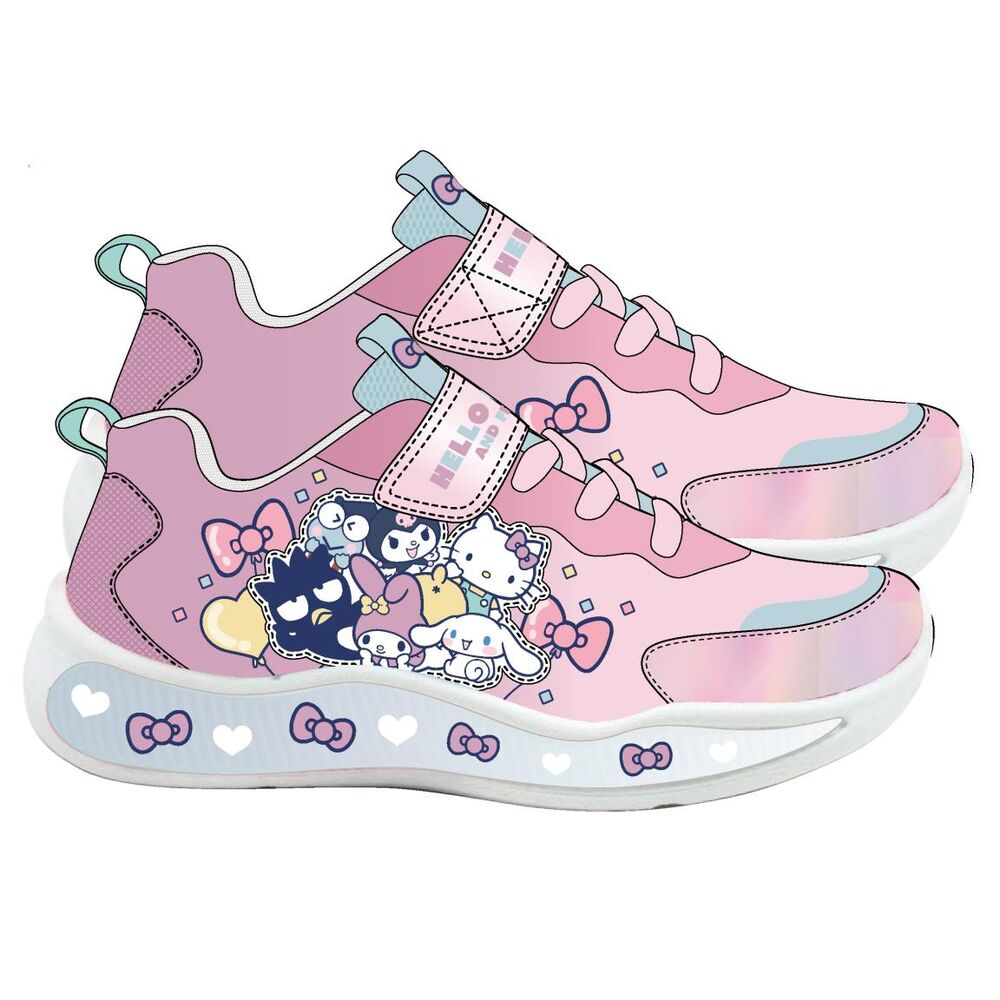 Deportivas rosas con luces Hello Kitty and Friends