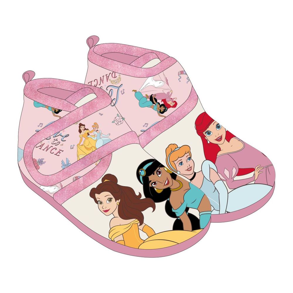 Pantuflas rosas de Princesas Disney CERDÁ