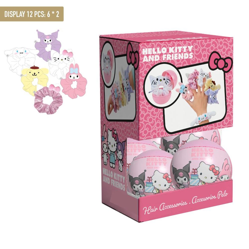 Accesorios para el pelo sorpresa Hello Kitty and Friends de CERDÁ