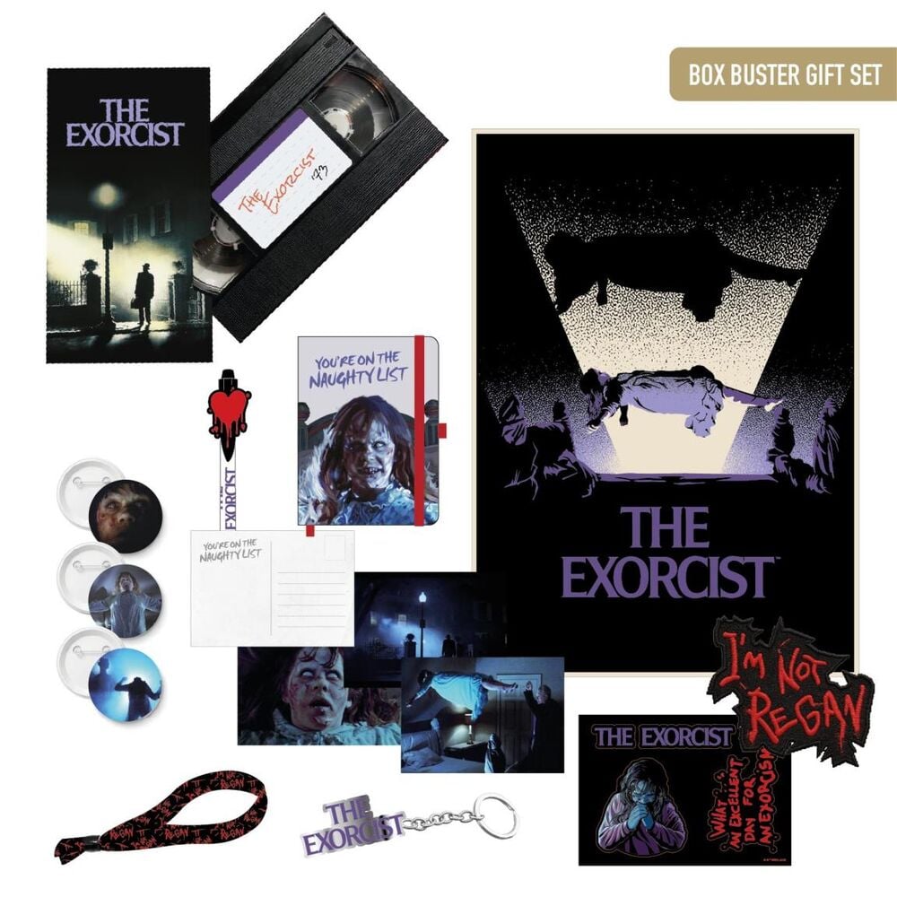 Set regalo CERDÁ de El Exorcista con caja ilustrada y accesorios
