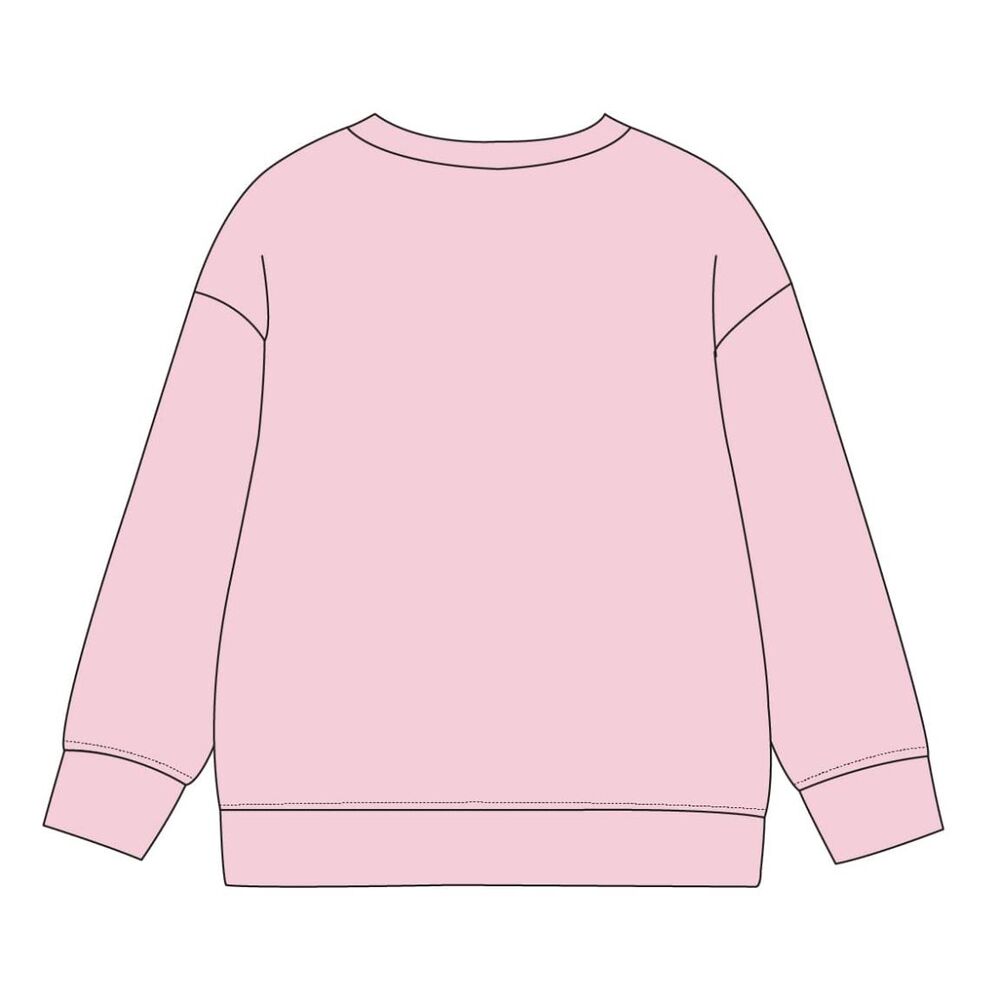 Sudadera rosa infantil de Minnie Disney con estampado frontal - 2
