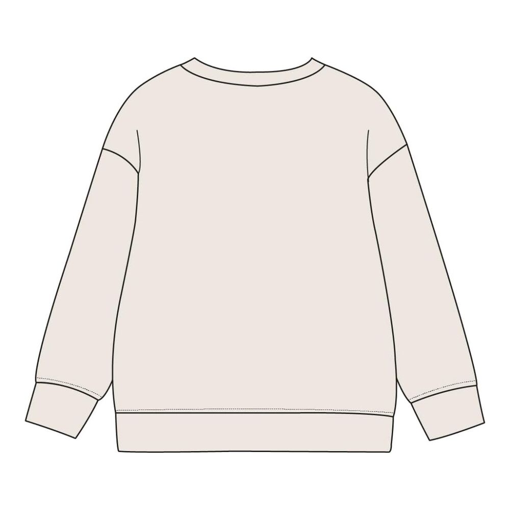 Sudadera infantil beige Disney con estampado de Stitch y Angel - 2