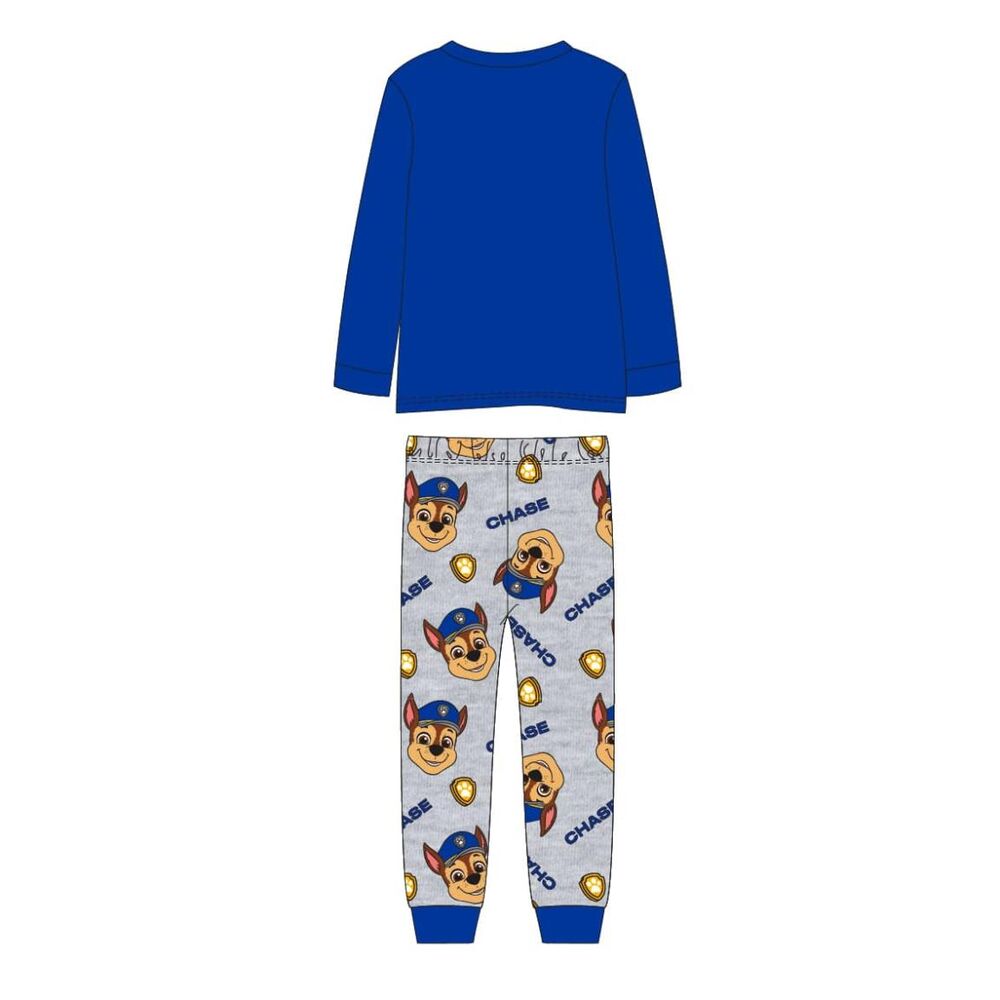 Pijama infantil Paw Patrol de manga larga con diseño de Chase - 2