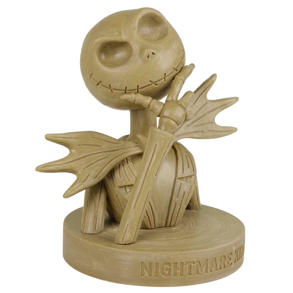 Figura de Jack Skellington de Pesadilla Antes de Navidad sobre base circular