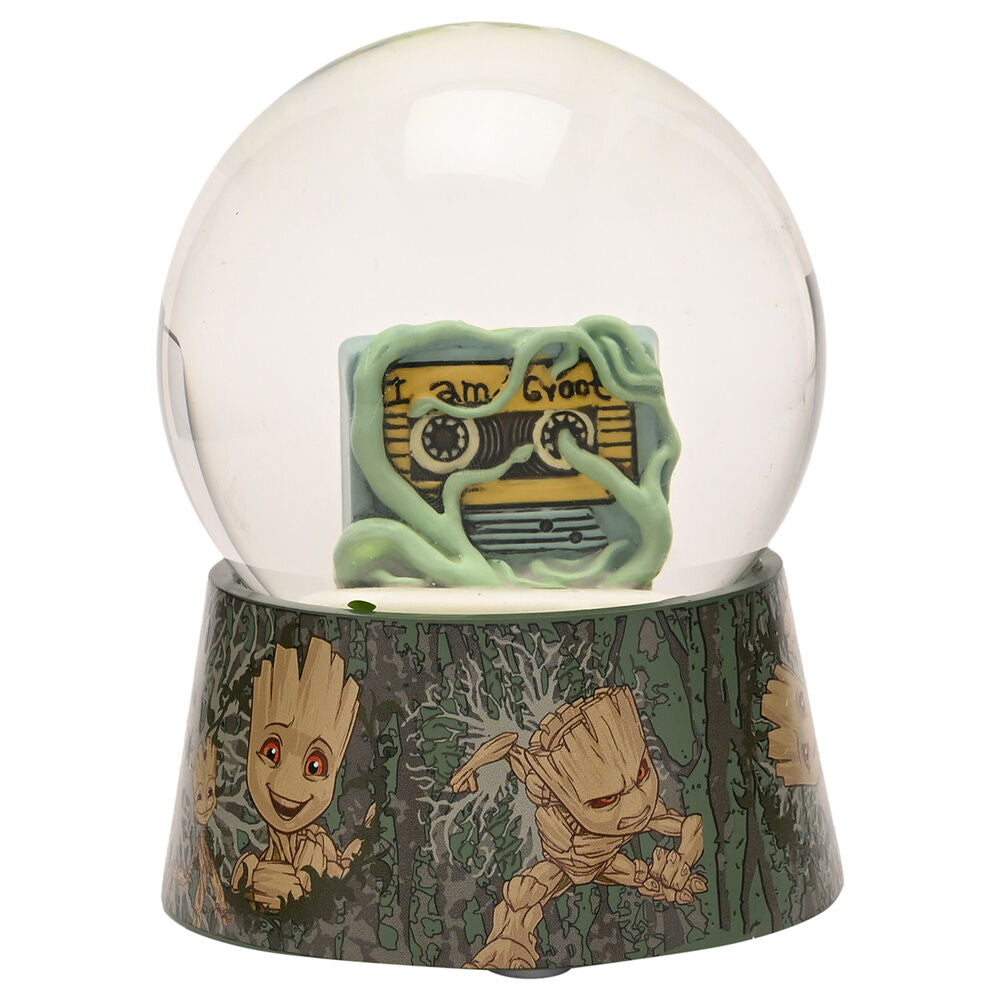Bola de nieve de Groot de Marvel con casete «I am Groot» - 4