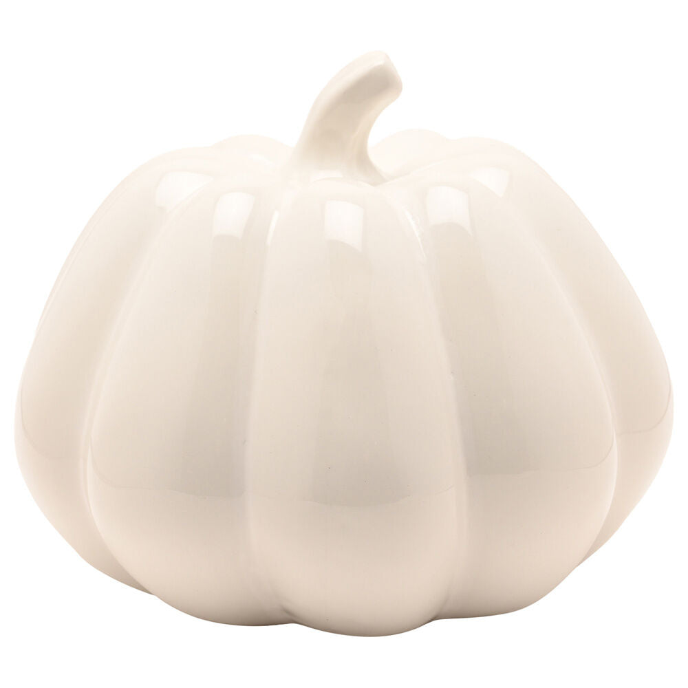 Adorno luminoso de cerámica con rostro de Jack en forma de calabaza - 4