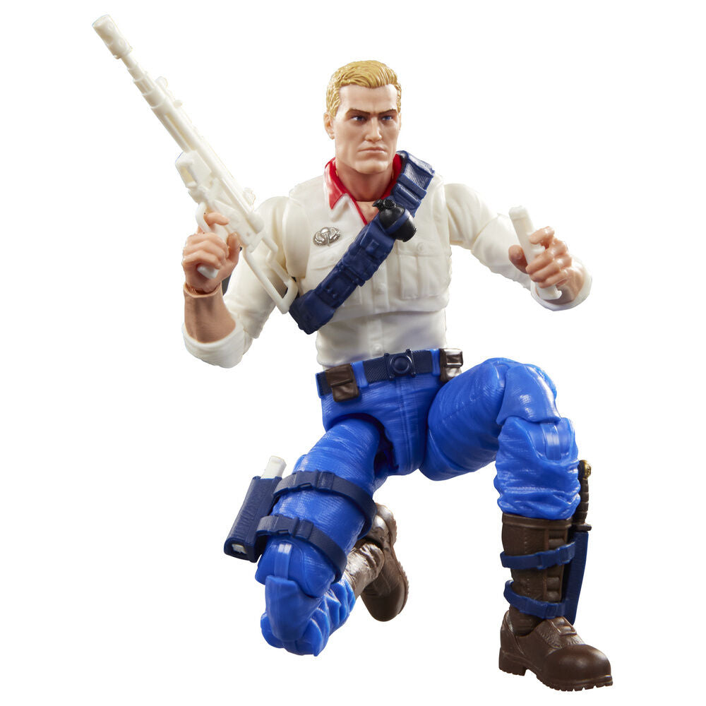 Figura articulada Duke de G.I. Joe con uniforme blanco y azul - 5