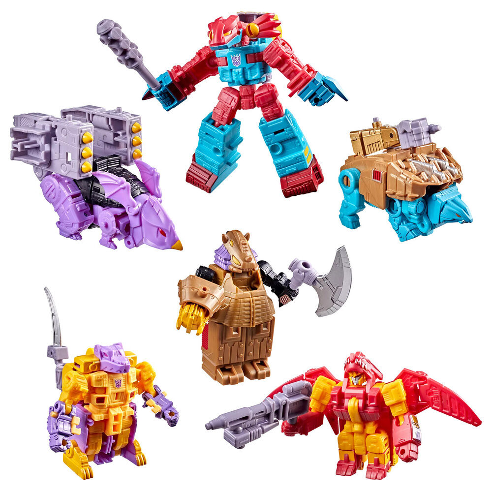 Figura Decepticon Monstructor de Transformers Age of the Primes en su caja - 4