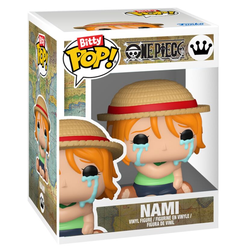 Blíster Funko Bitty POP! de One Piece con figuras de Luffy y Nami - 3