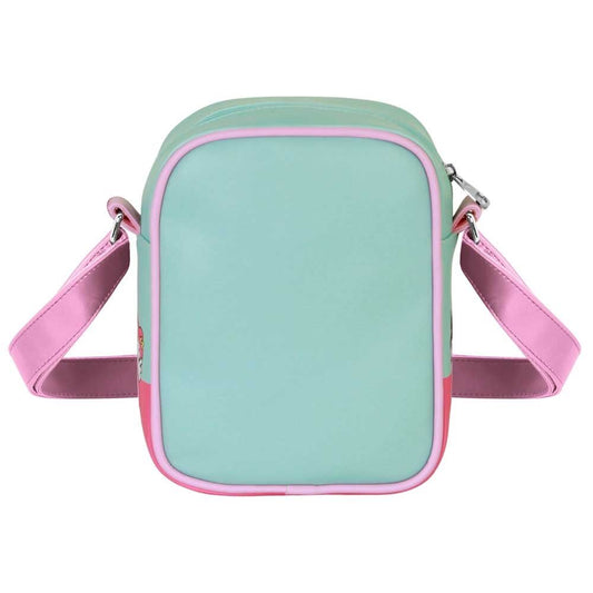 Bandolera Hello Kitty con diseño de furgoneta rosa y verde agua - 2
