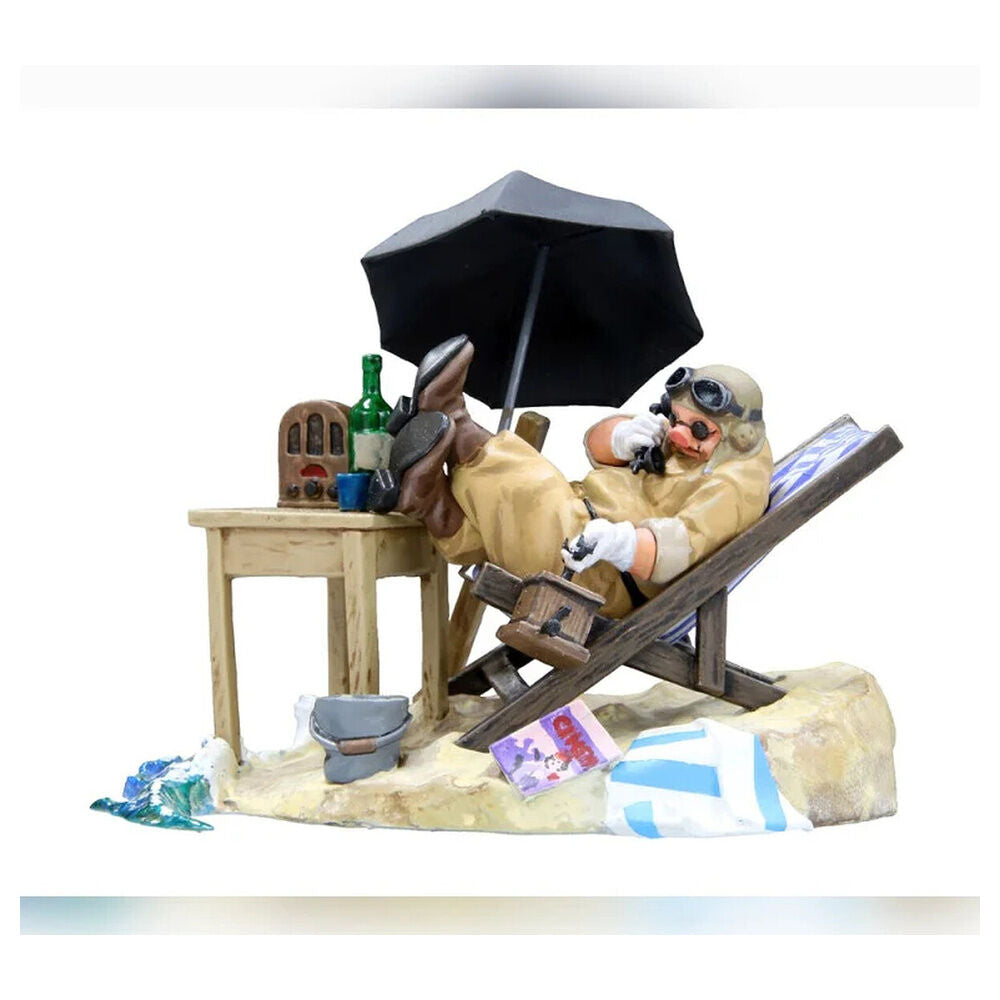 Maqueta Model Kit de Porco Rosso en su refugio costero a escala 1:48 - 3