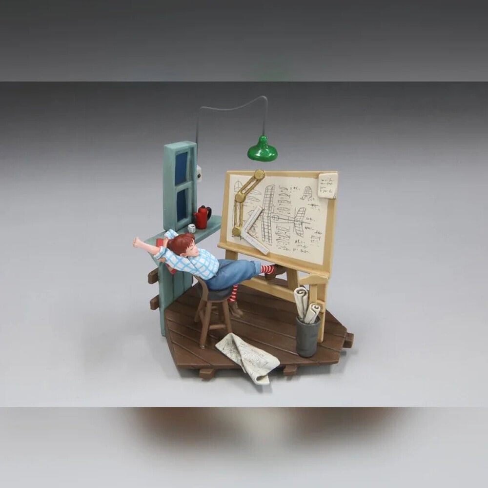 Model Kit Fio Sleepless de Porco Rosso a escala 1:48 con pizarra y lámpara - 3