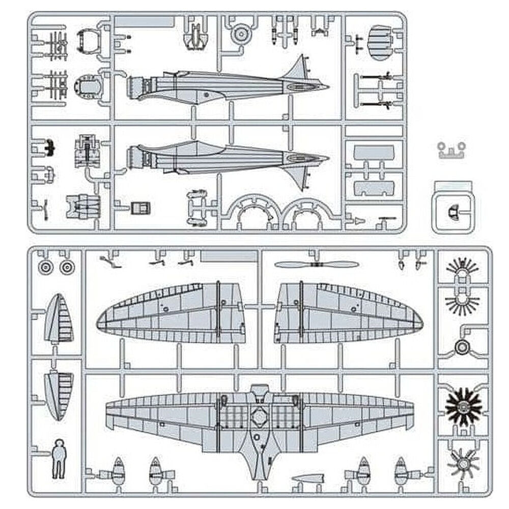 Maqueta Type 9 Fighter de Studio Ghibli a escala 1:48 - 3