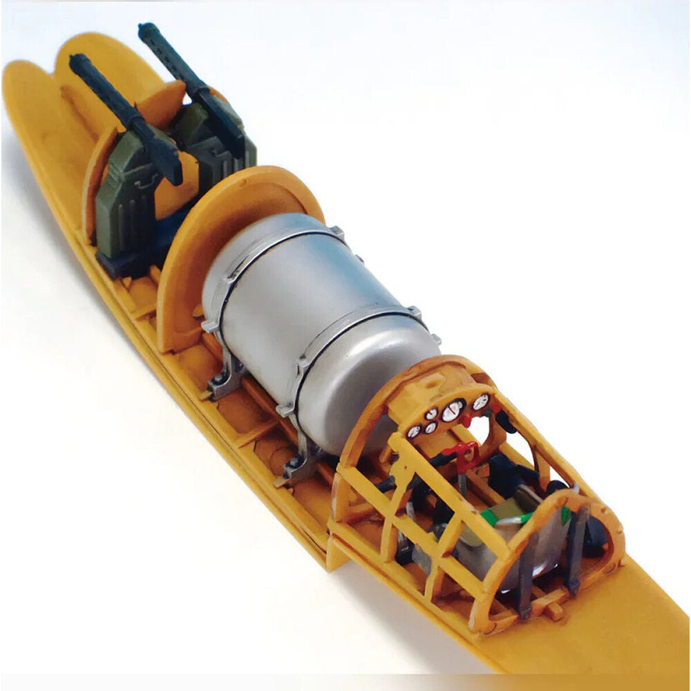 Maqueta del hidroavión Savoia S.21 de Porco Rosso con figura de Porco - 4
