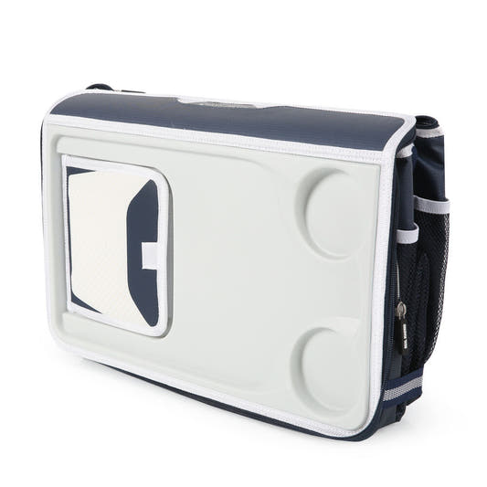 Bolsa porta alimentos plegable del Real Madrid en azul marino y blanco - 2