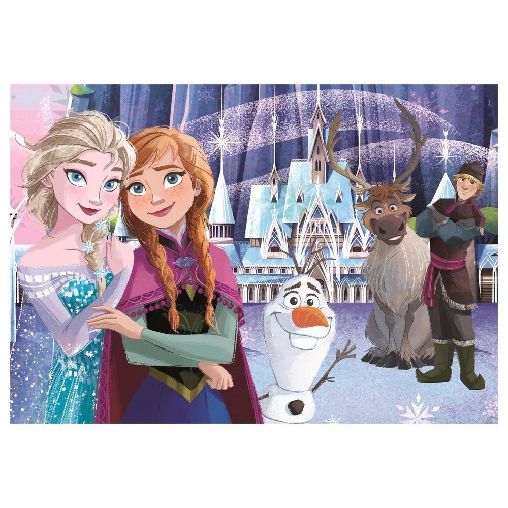 Puzzle Clementoni Disney Frozen de 60 piezas con Elsa, Anna y Olaf - 3
