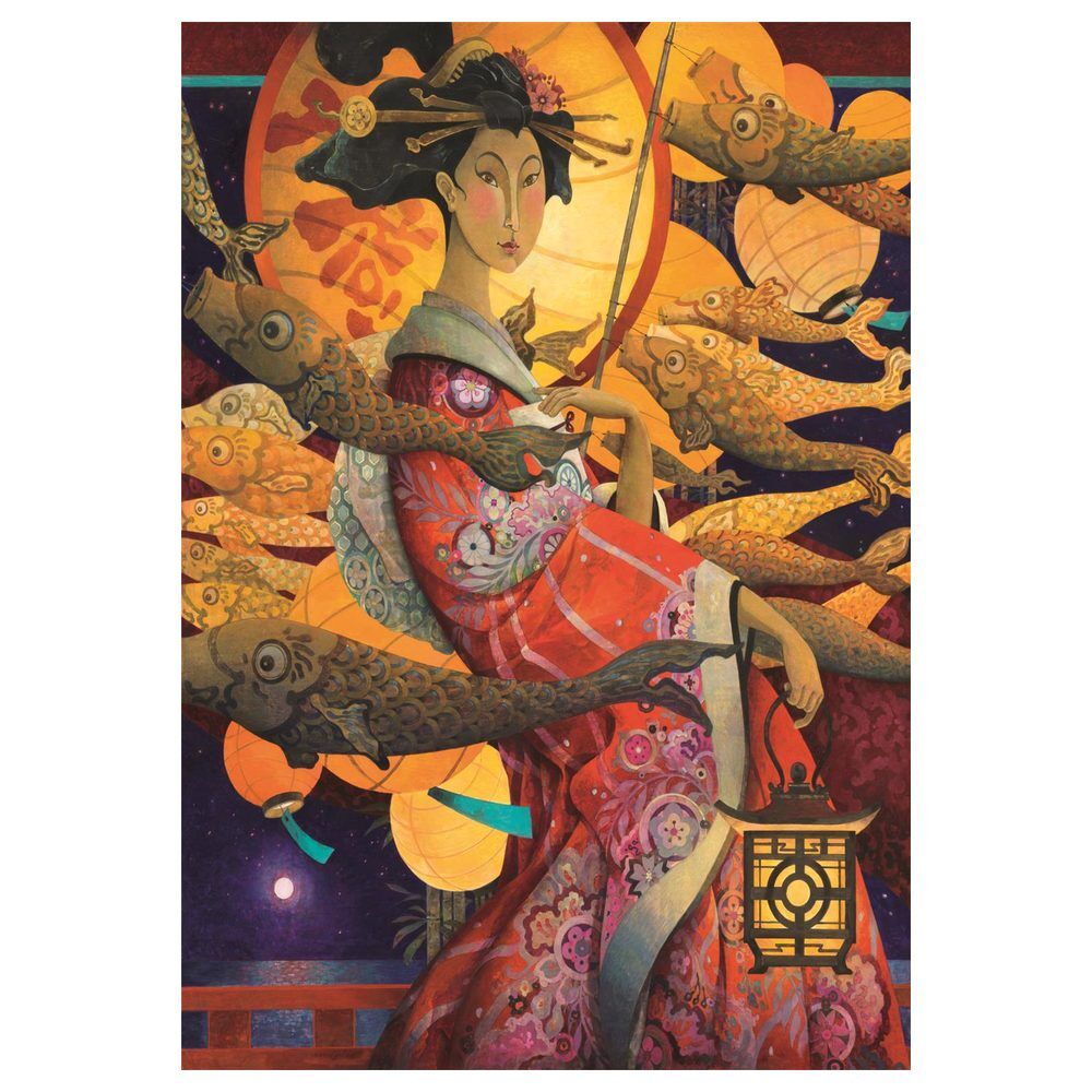 Puzzle Clementoni Koinobori Dance de 1500 piezas con peces koinobori - 3