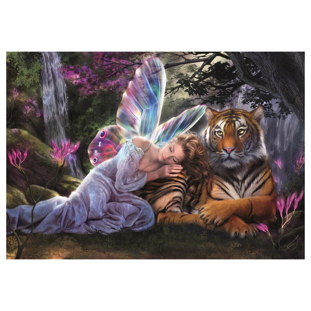 Puzzle Clementoni My Sentinel de 1500 piezas con tigre y figura alada - 3