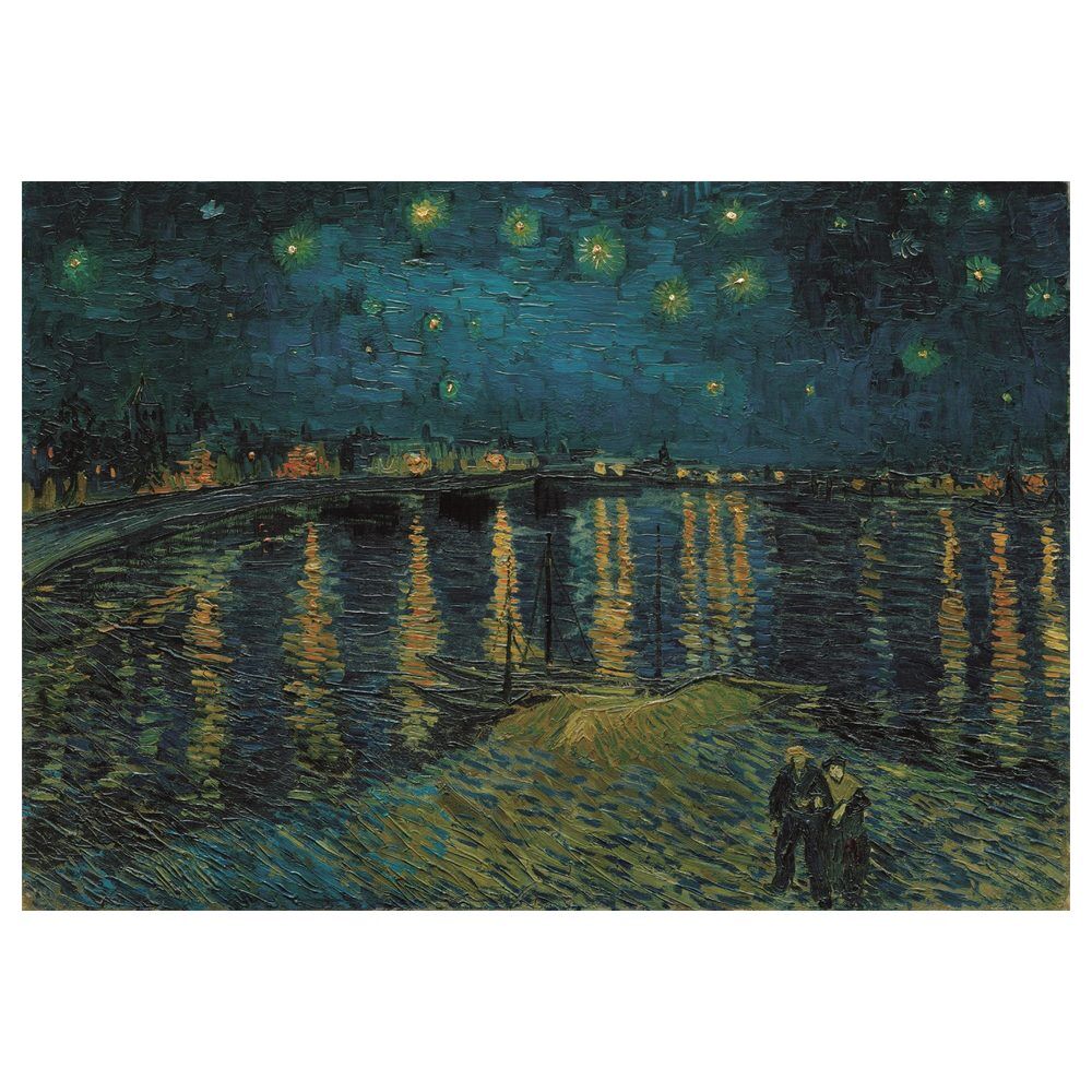 Puzzle Clementoni de 1000 piezas con escena nocturna de Van Gogh - 3