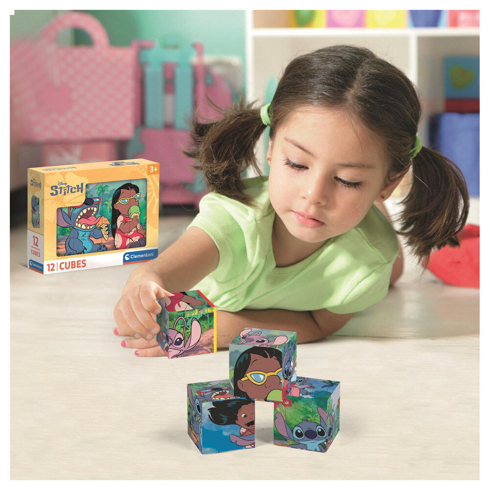 Set de cuatro puzzles infantiles de Stitch Clementoni - 5