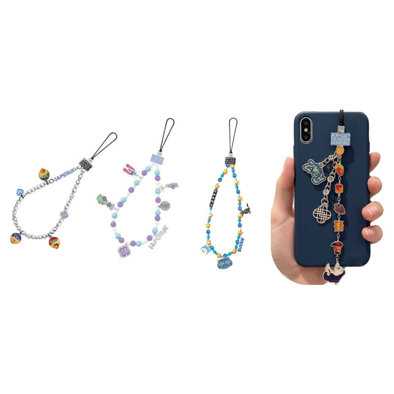 Charm surtido para móvil de KPop Demon Hunters con cuentas y colgantes decorativos