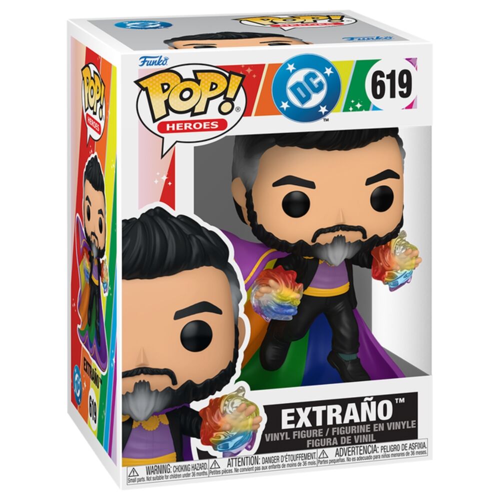 Figura Funko POP! DC Comics Extraño Pride con capa multicolor - 2