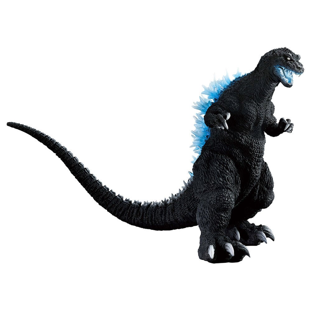 Figura Ichibansho de Godzilla 2001 con placas dorsales azules
