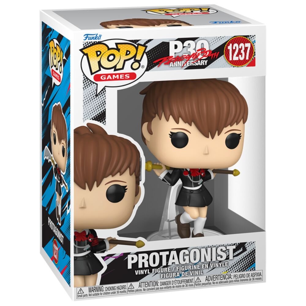 Figura Funko POP de la protagonista femenina de Persona 3 con arma - 2