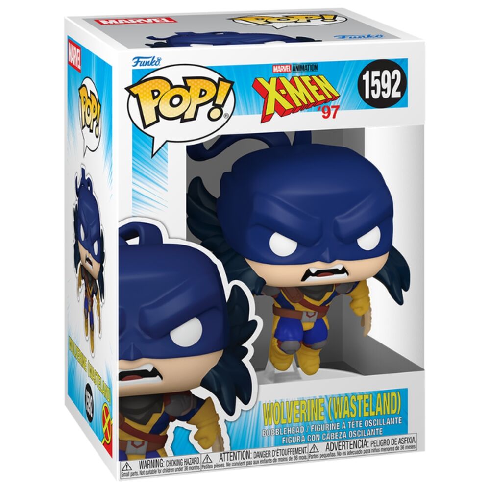 Figura Funko POP de Wolverine Wasteland con uniforme azul y amarillo - 2