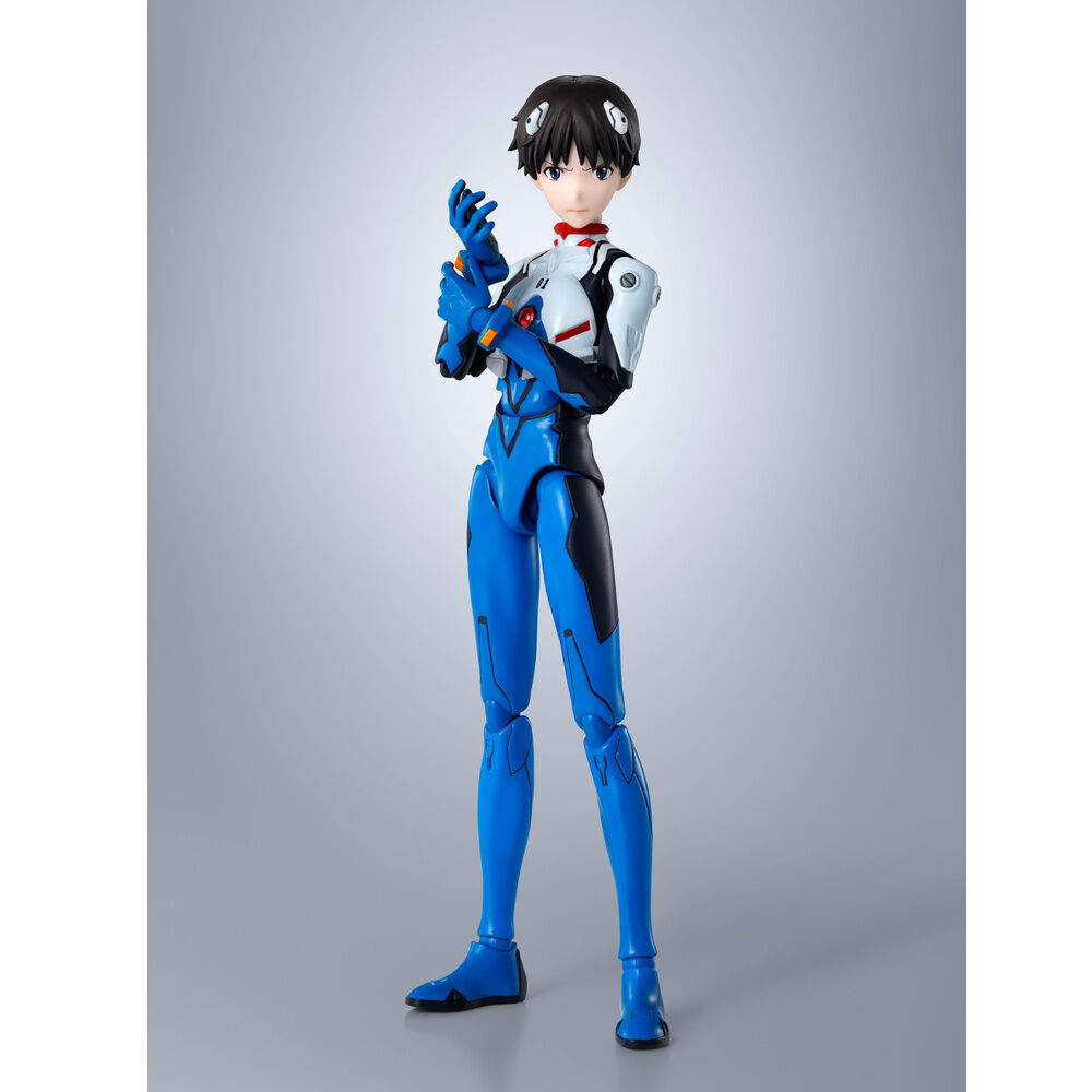 Figura articulada S.H.Figuarts de Shinji Ikari de Evangelion con rostros y manos intercambiables - 9