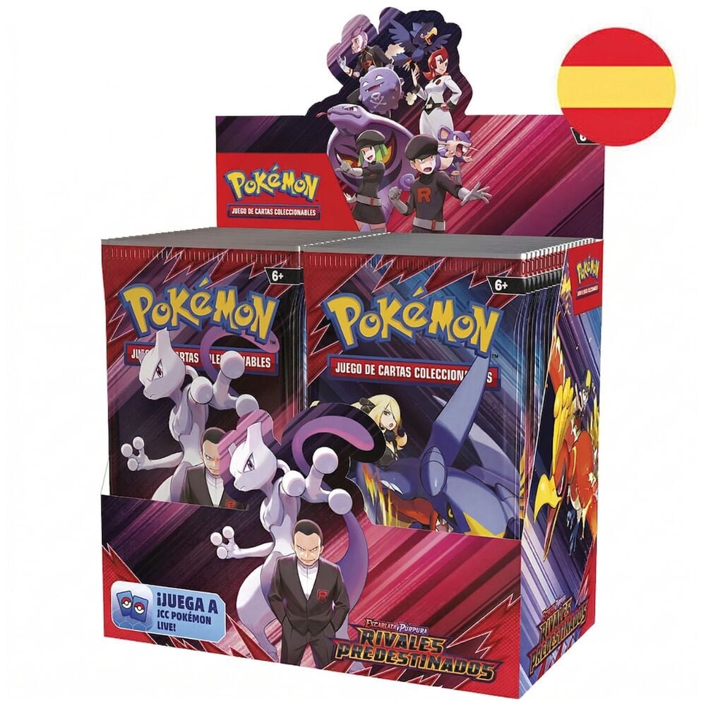 Sobre de cartas Pokémon JCC Rivales Predestinados