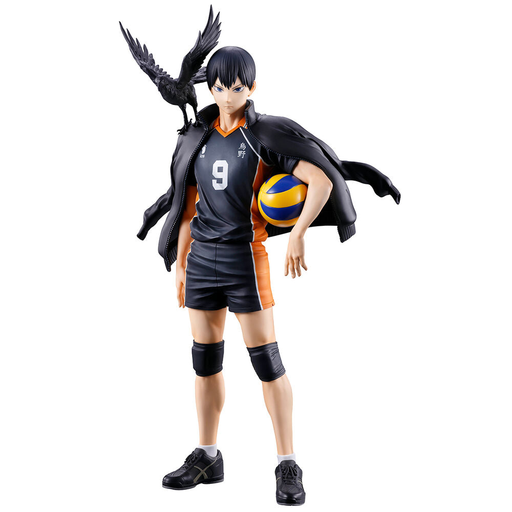 Figura de Tobio Kageyama de Haikyu!! con balón, uniforme de Karasuno y cuervo - 4