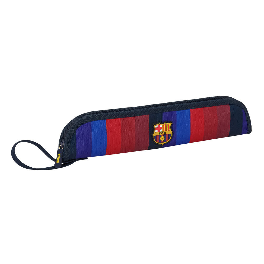 Portaflautas acolchado del F.C. Barcelona en azul y grana