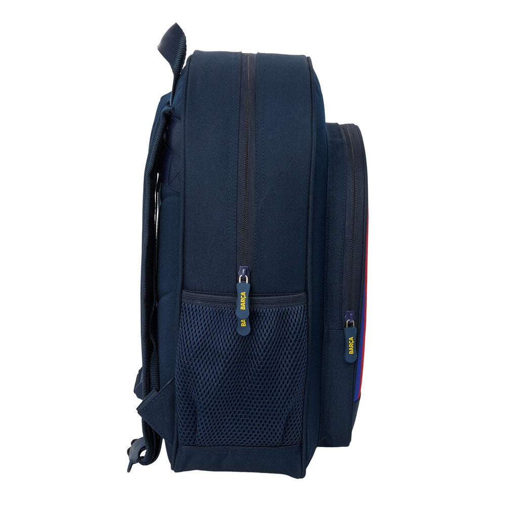 Mochila F.C. Barcelona 26/27 azul marino con escudo y franjas blaugranas - 3