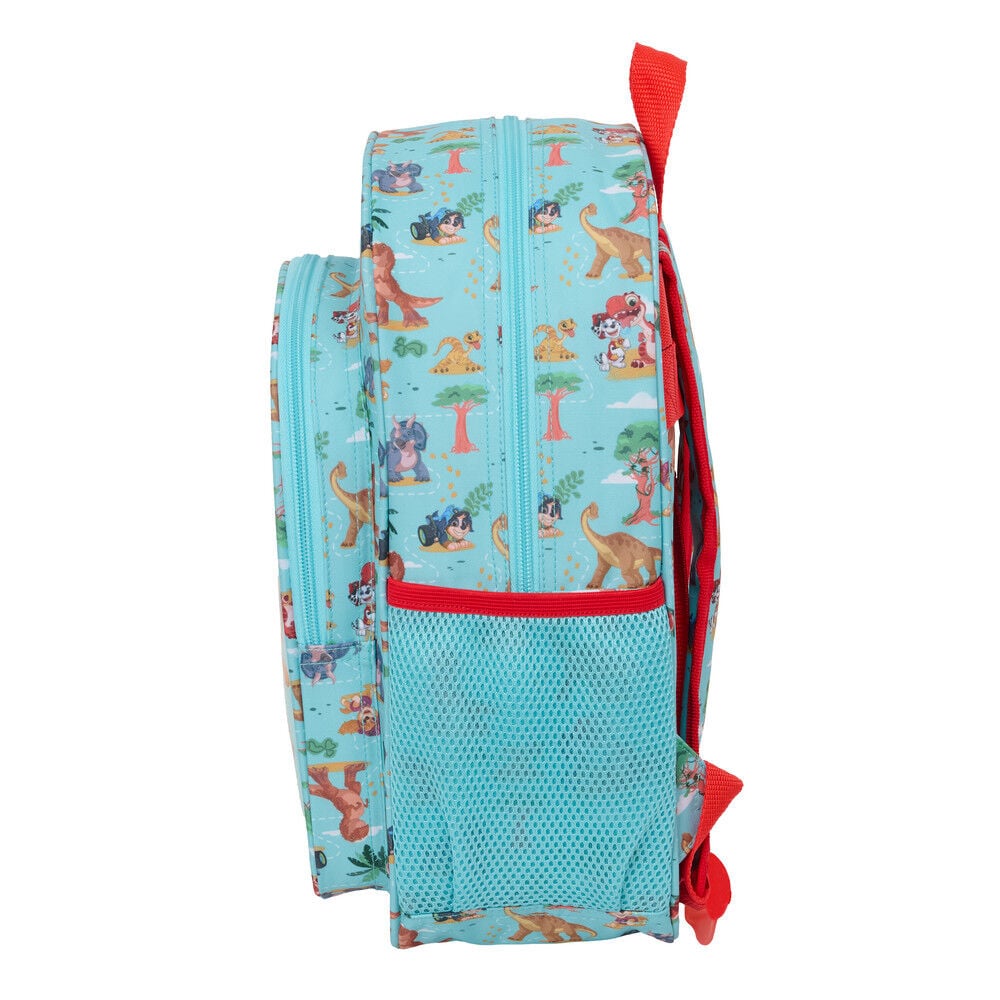 Mochila Paw Patrol Dino Rescue azul turquesa con dinosaurios - 3