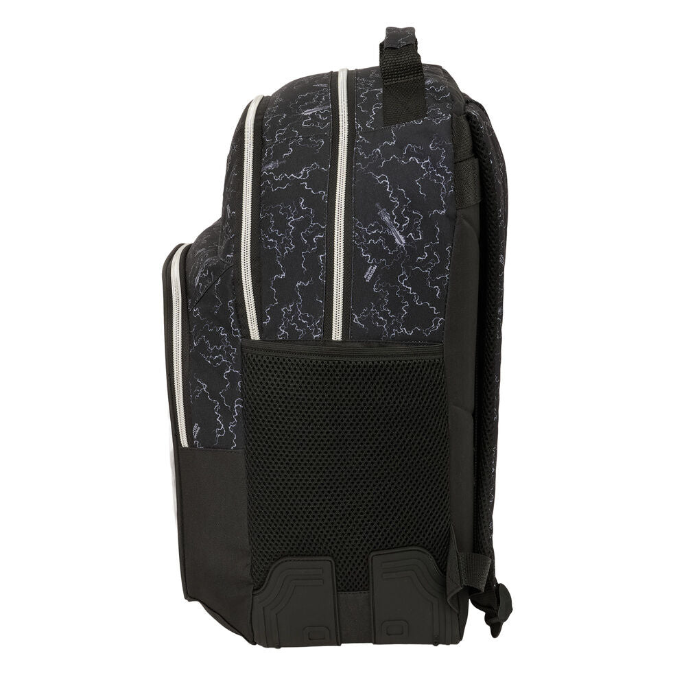 Mochila negra SAFTA de Masters of the Universe con varios compartimentos - 3