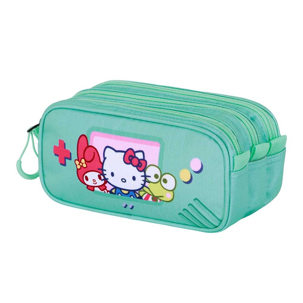 Portatodo triple verde de Hello Kitty and Friends - 3