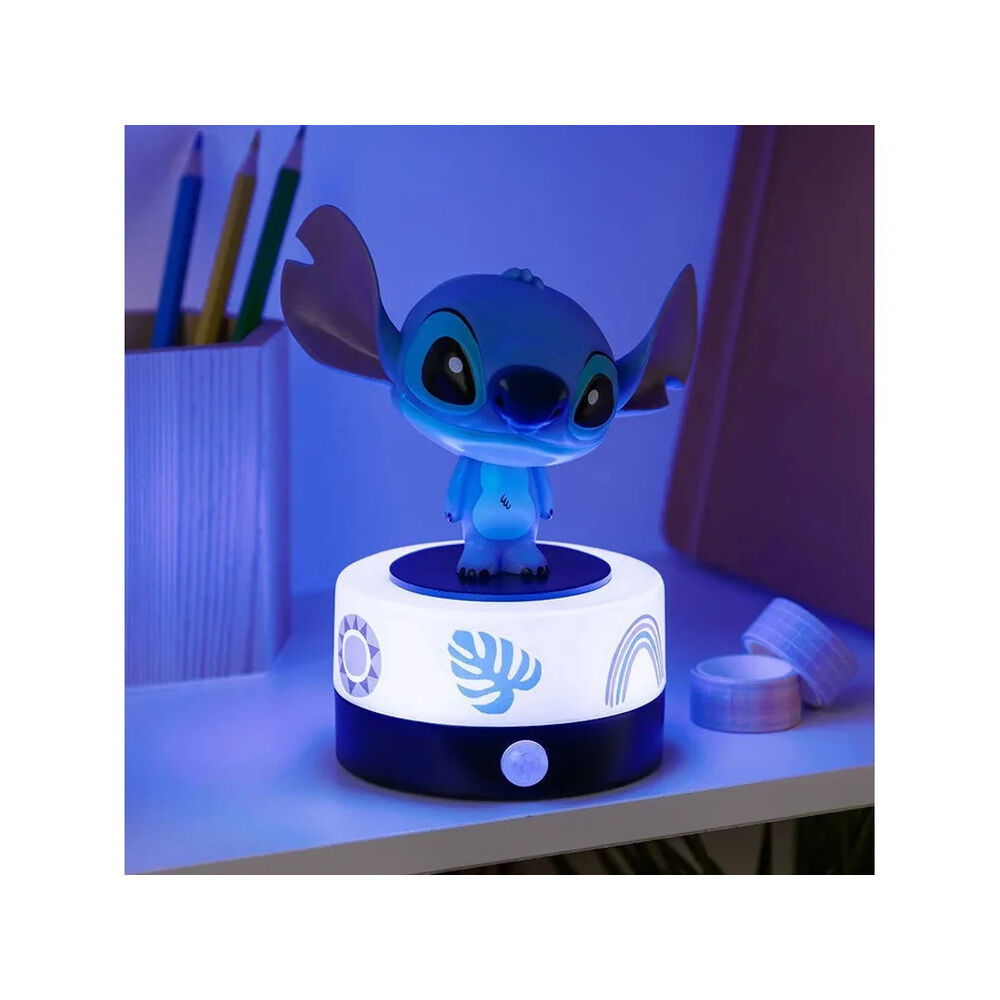 Lámpara de Stitch Disney con base decorada y sensor de movimiento - 2