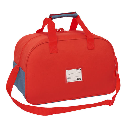 Bolsa de deporte roja y azul de Super Mario con bolsillo frontal - 2