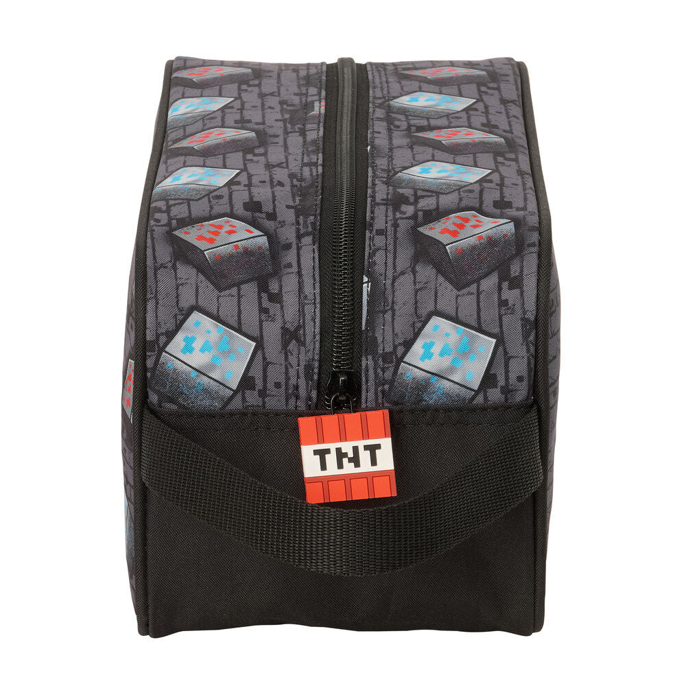 Zapatillero SAFTA de Minecraft con diseño graffiti, Creeper y bloques de TNT - 3