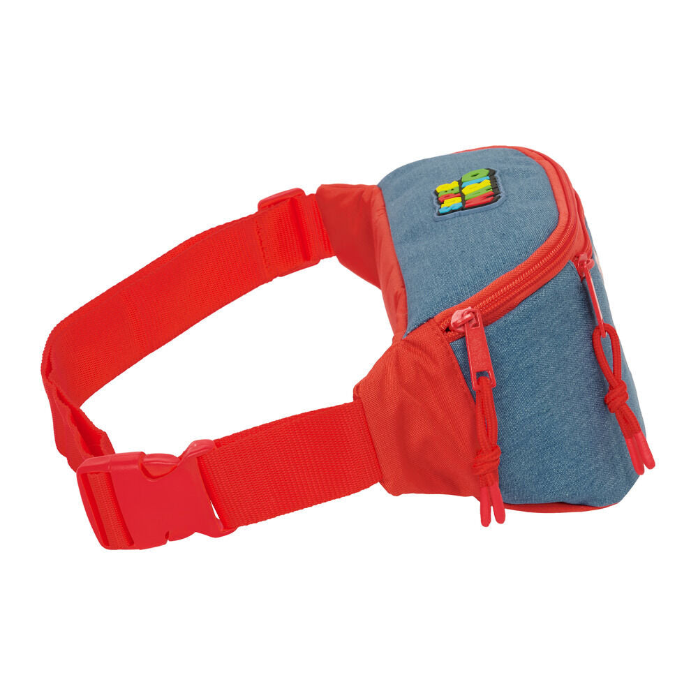 Riñonera Super Mario SAFTA azul y roja con imagen de Mario - 3