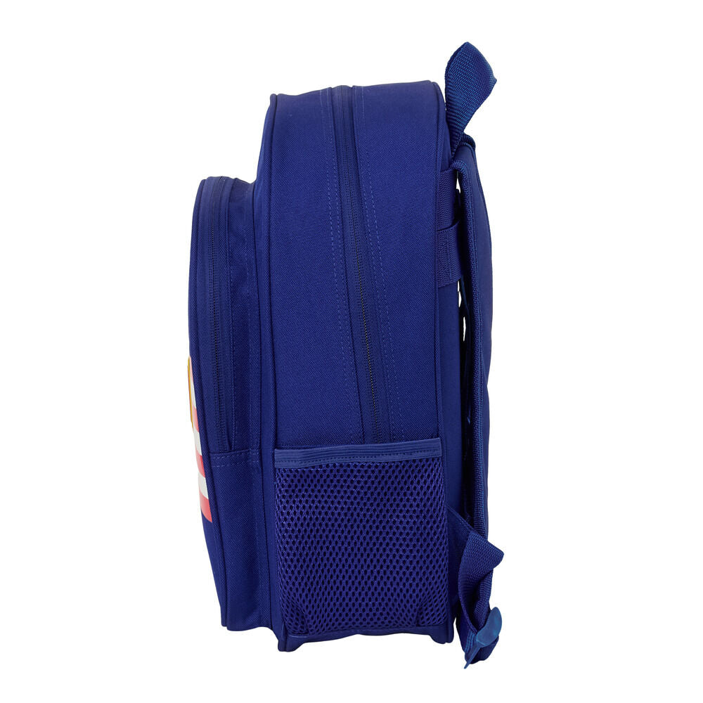 Mochila azul del Atlético de Madrid con franjas rojas y blancas - 3