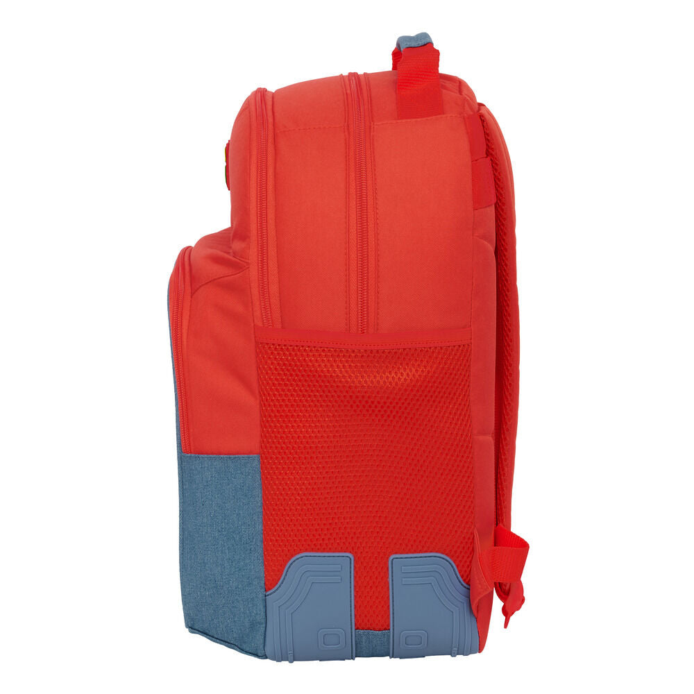 Mochila roja y azul de Super Mario de 42 cm - 3