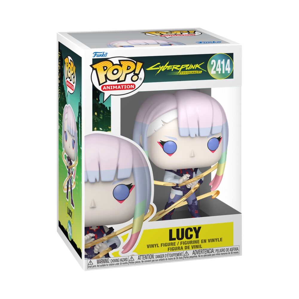 Figura Funko POP! de Lucy de Cyberpunk 2077 con cabello multicolor - 2