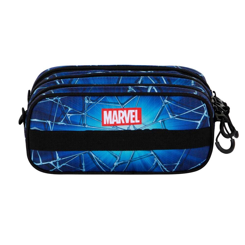 Portatodo triple azul de Spider-Man Marvel con tres cremalleras - 3