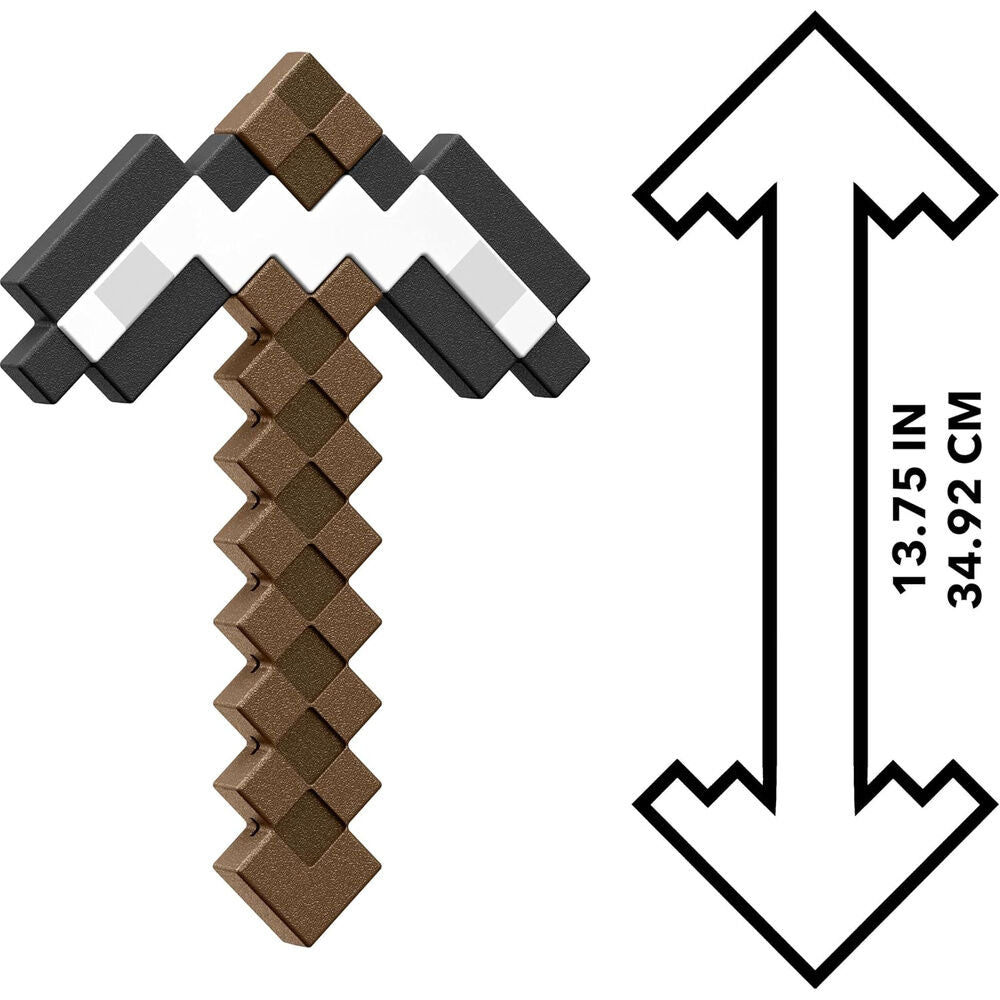Pico de Hierro Minecraft de Mattel con diseño pixelado - 5