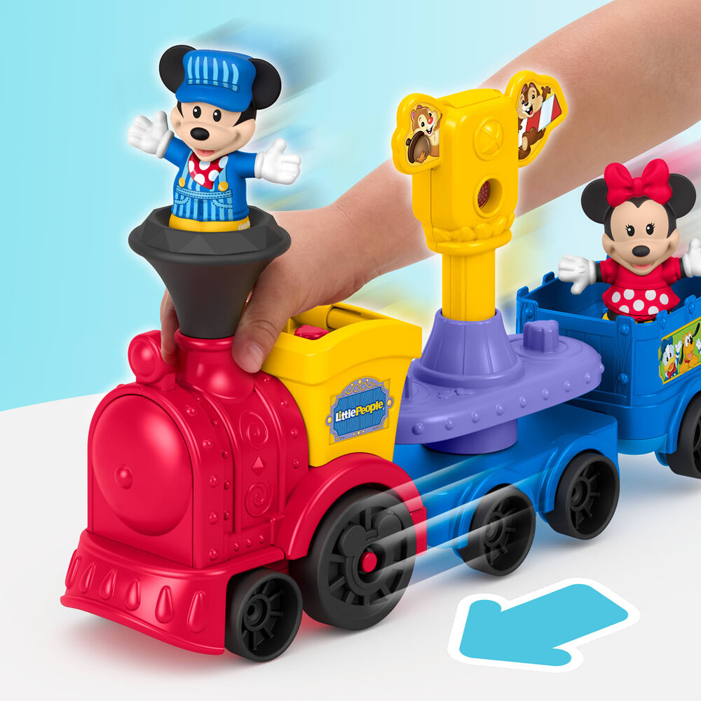 Tren musical Little People de Mickey y Minnie con dos figuras - 5