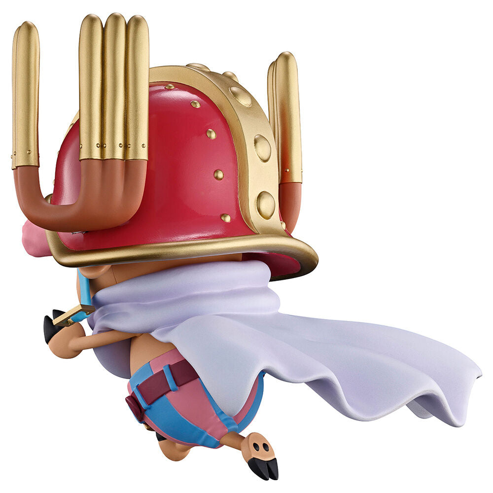 Figura Ichibansho de Tony Chopper de One Piece con casco rojo y dorado - 4